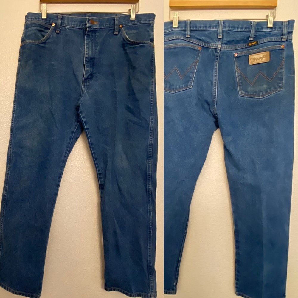 Wrangler men’s jeans Cowboy Cut Original Fit 100% cotton denim 38x32